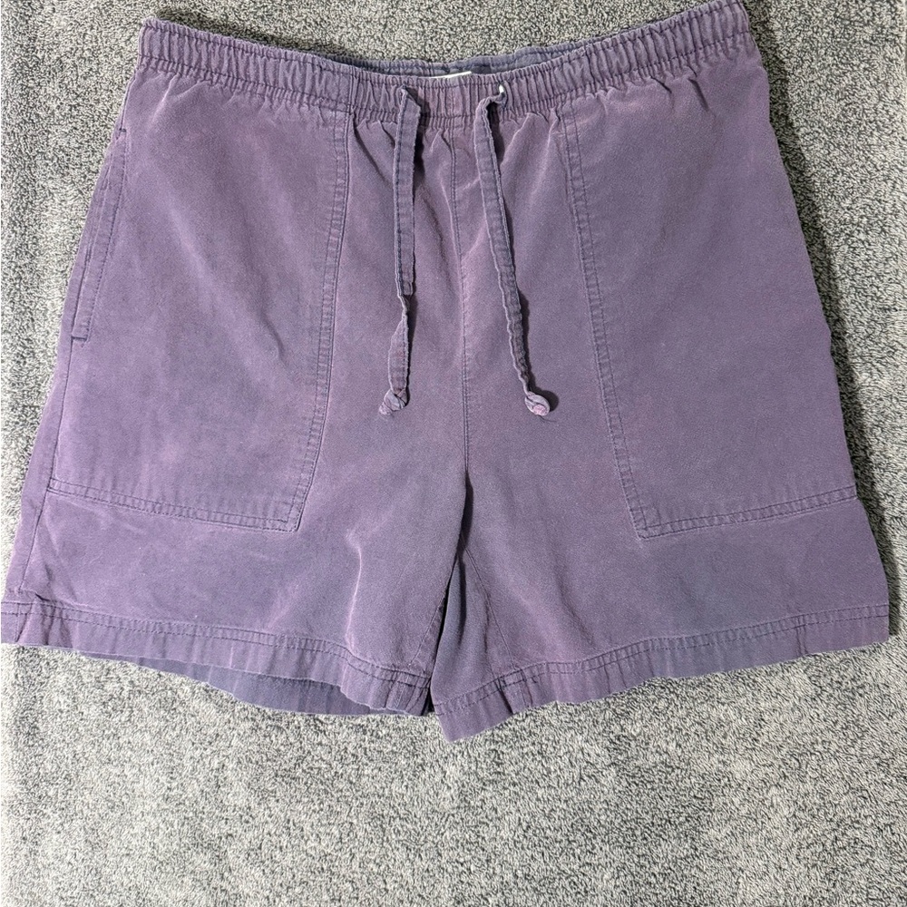 Bobbie Brooks Linen Purple Casual‎ Shorts- Size S